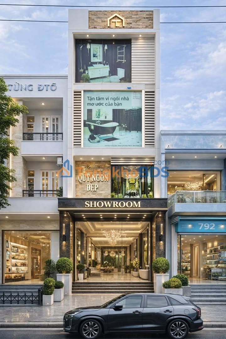 Cho thuê nhà 6 tầng mặt tiền Trần Hưng Đạo, Hà Đông - 174m² kinh doanh đa ngành