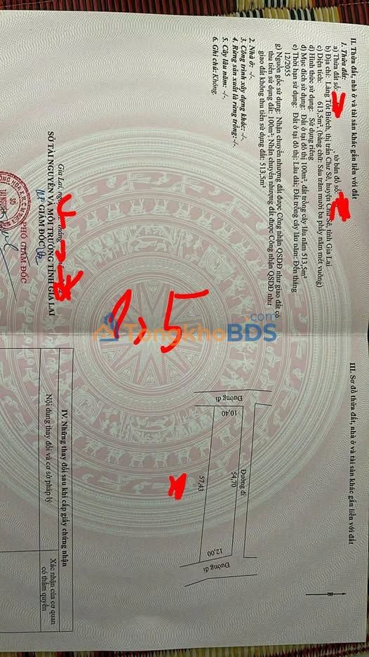 Bán Đất Nền 2 Mặt Đường Thôn Thuất, Chư Sê - 570m² - 1.5 Tỷ