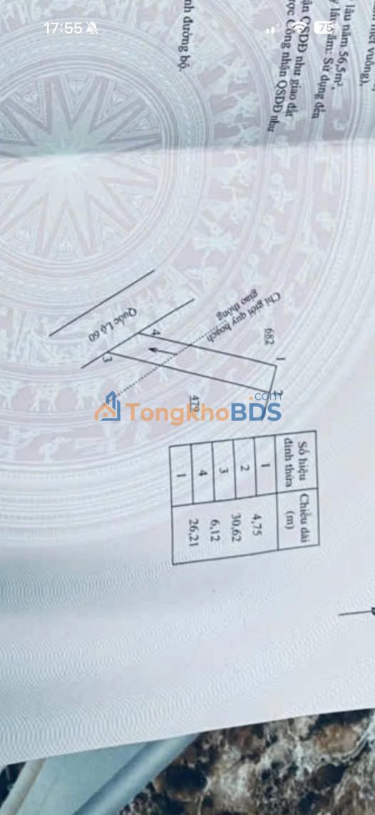 Mặt Tiền QL 60 Châu Thành, Tiền Giang - 128m² Thổ Cư, Giá 1.4 Tỷ