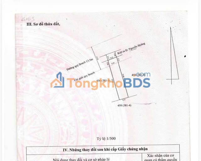 Đất kiệt 57 Nguyễn Hoàng Huế 118m² 2,4 tỷ - Sổ đỏ chính chủ