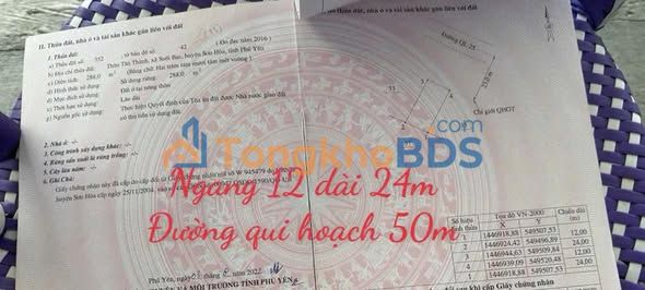 Đất Mặt Tiền QL25, Đắk Lắk – 288m² Sổ Hồng Riêng, Giá Đầu Tư 1.35 Tỷ