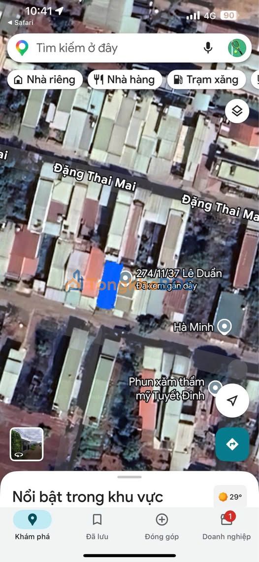 Đất Nền Pleiku 115m² - Hẻm Lê Duẫn, Gần Chợ Thắng Lợi, Giá 1.35 Tỷ