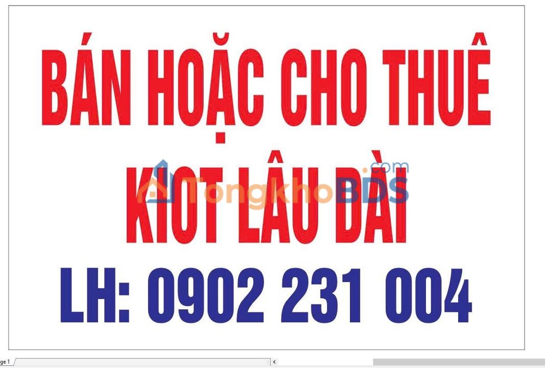 Cho thuê kiot 120m² 3 tầng tại chợ Đông Vệ, TP. Thanh Hóa - Kinh doanh sầm uất