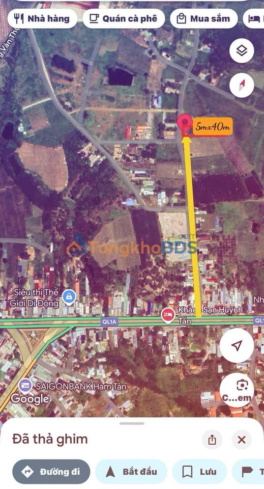 Đất Nền 200m² Sổ Hồng Riêng - Kinh Doanh Tốt Tân Nghĩa, Hàm Tân