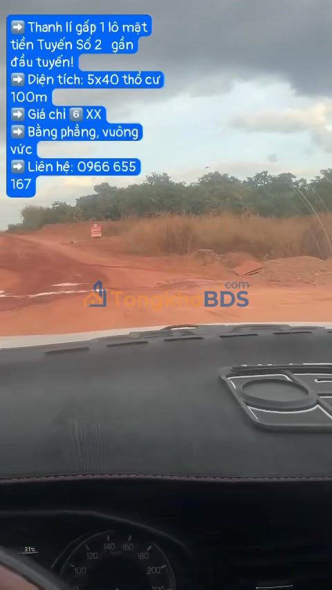 Đất Mặt Tiền Tuyến Số 2 Dĩ An 200m² - Giá 6 Tỷ - Sổ Hồng Vuông Vức