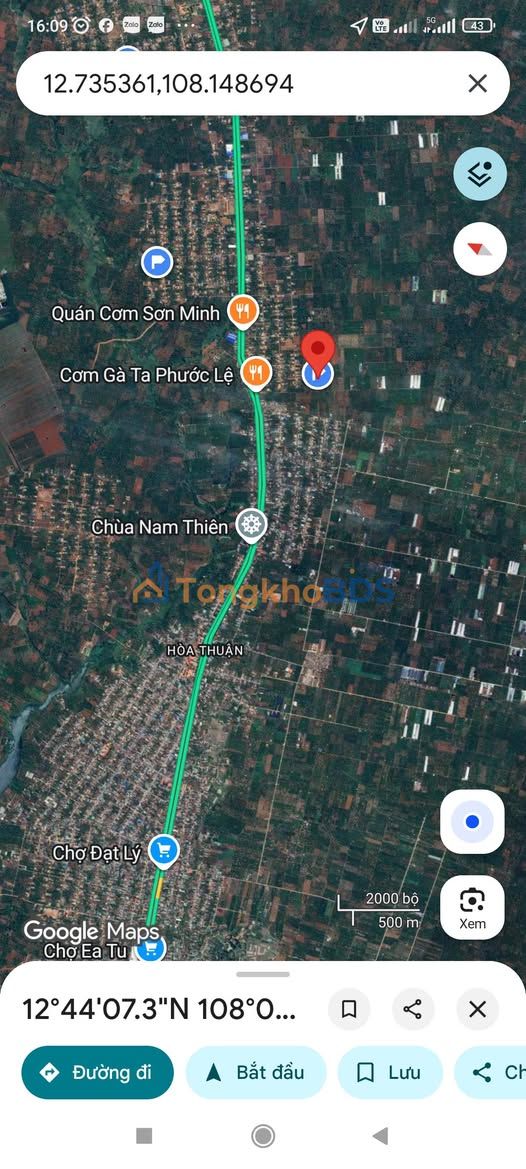 Bán đất Cư Knia, Đắk Nông 180m² giá chỉ 590 triệu - Sổ đỏ sẵn sàng