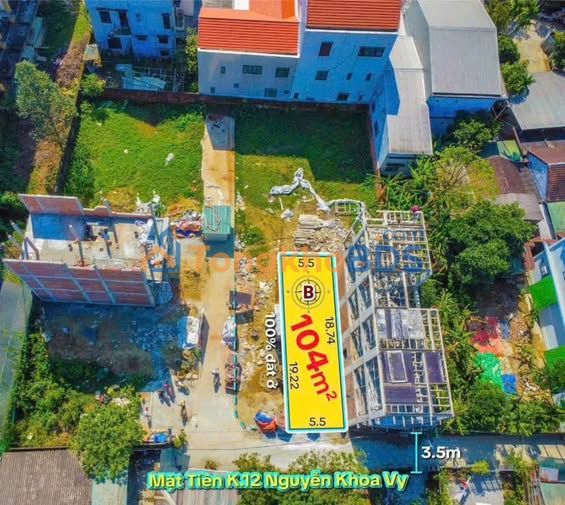 Đất Nền Sổ Hồng Chính Chủ - Nguyễn Khoa Vy, Huế - 104m² Giá Tốt