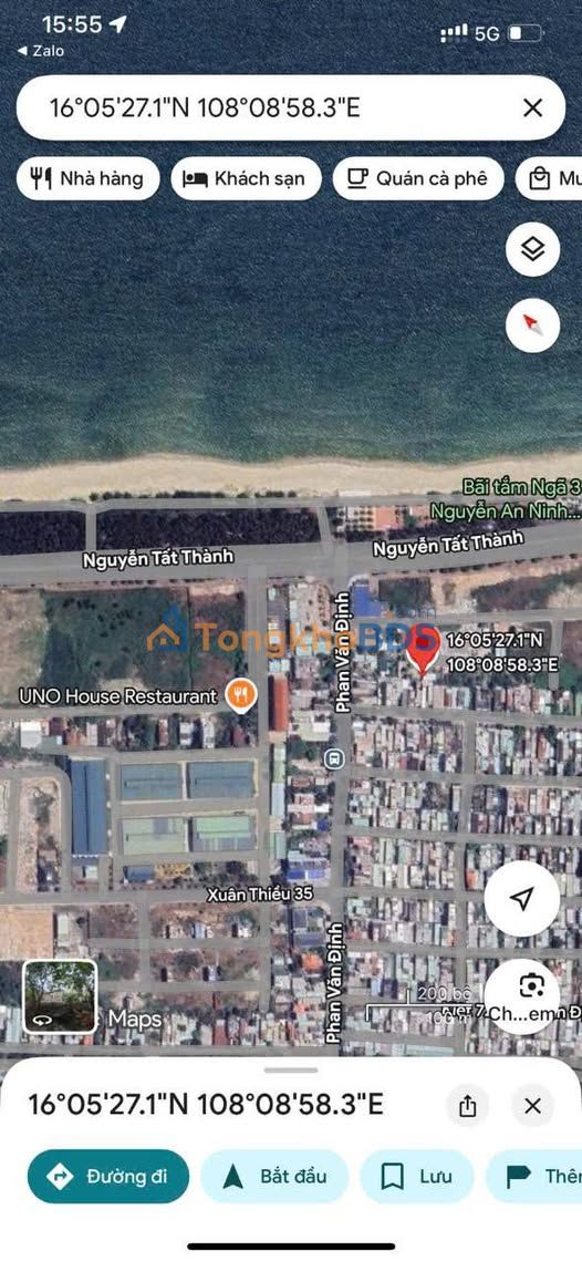 Đất Lô Góc 141m² Mặt Tiền Biển Nguyễn Tất Thành - Liên Chiểu, Đà Nẵng