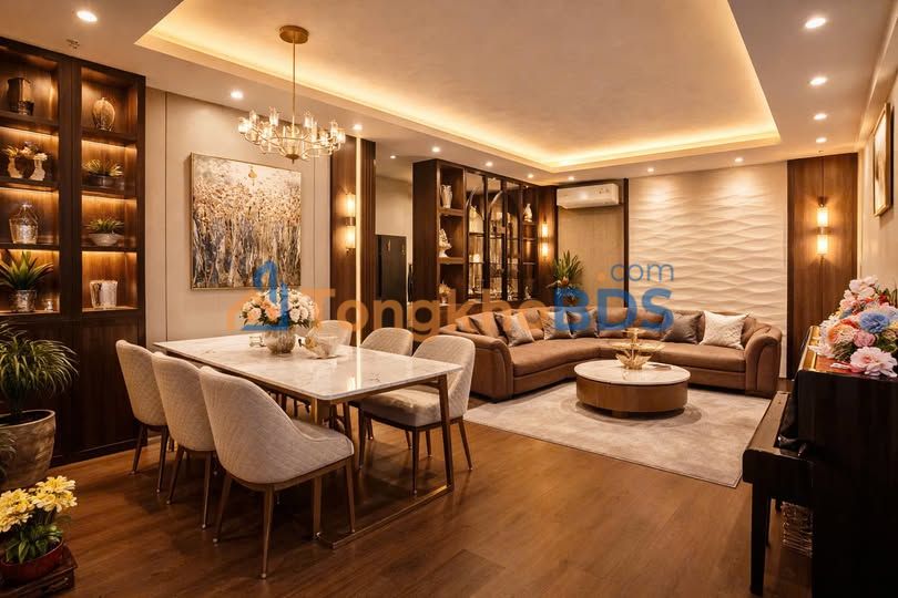 Chung cư NGĐ 74.6m² (2PN) - Sổ đỏ sẵn sàng, Full nội thất cao cấp