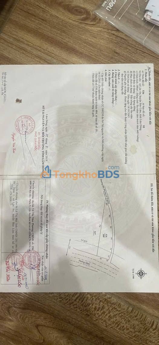 Đất thổ cư 100m² hai mặt tiền đường Đông Nam Á, Đà Lạt - 1.79 tỷ