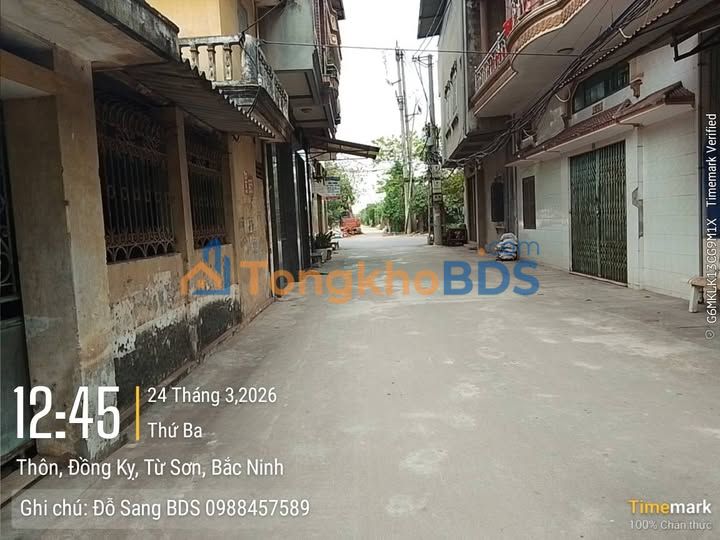 Bán Đất Lô Góc Đồng Kỵ, Từ Sơn 61m² - Giá 2 Tỷ, Sổ Đỏ Sẵn Sàng