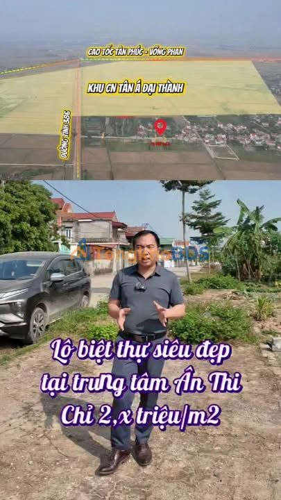 Biệt thự Sổ Đỏ 195m² Hưng Yên - Giá 2 Tỷ, Trung Tâm 3 KCN Lớn