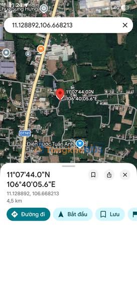 Đất Nền Hòa Lợi - 205m² Mặt Tiền Nhựa 5m - Giá 1.4 Tỷ