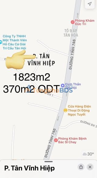 Đất nền Tân Vĩnh Hiệp 1813m² thỏa thuận - Đầu tư dài hạn