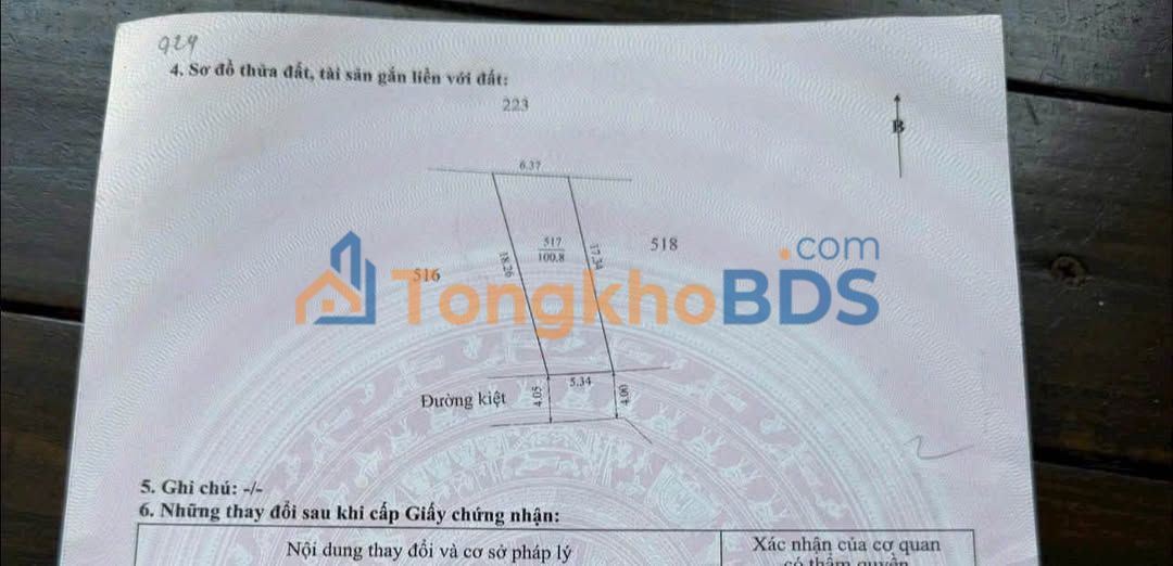 Đất Thuỷ Xuân Huế 104m² 1.5 tỷ - Sổ đỏ chính chủ