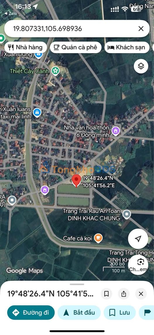 Đất nền Đông Minh, Thanh Hóa 120m² - Sổ đỏ trao tay, tiềm năng sinh lời