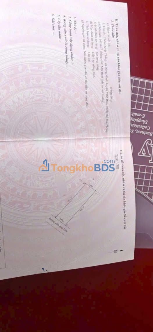 Đất Nền Đồng Minh Vĩnh Bảo 103m² Sổ Hồng Full Thổ Cư Giá Tốt