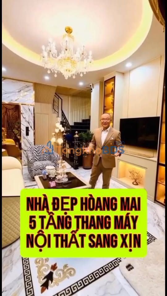 Nhà 5 Tầng Thang Máy Hoàng Mai 35m² - Tặng Nội Thất Cao Cấp