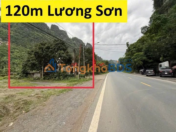 Đất nền Lương Sơn 120m² mặt QL6 - Sẵn sàng đầu tư