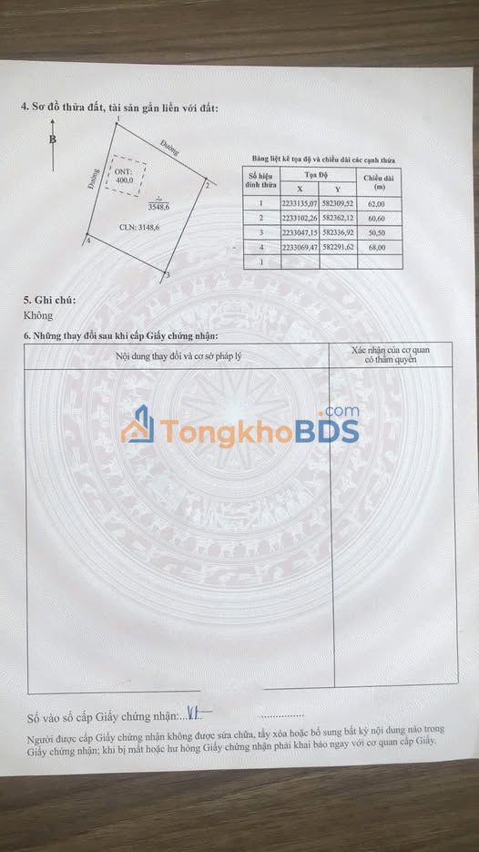 Đất Nền 3548m² 2 Mặt Tiền - Nho Quan, Ninh Bình - Sổ Hồng Sẵn