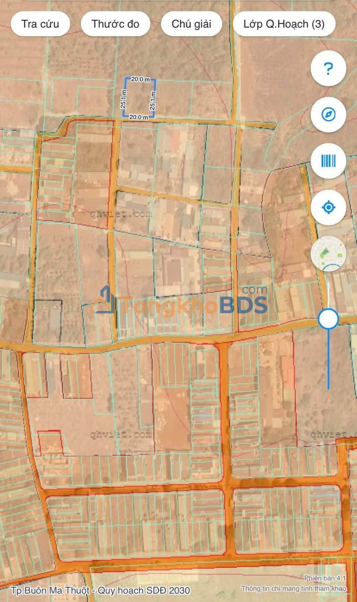 Đất Nền Mặt Tiền Ymoan, Buôn Ma Thuột - 500m², 2.5 Tỷ, Hướng Nam