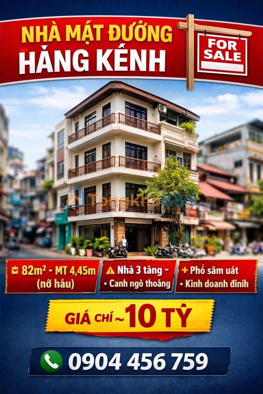 Nhà Mặt Đường Hàng Kênh, Hải Phòng - 82m², 3 Tầng, Kinh Doanh Cực Tốt