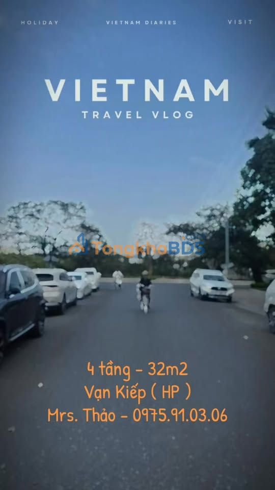 Nhà 4 Tầng Lô Góc Vạn Kiếp, HP - 3.7x9m, View Sông, Full Nội Thất