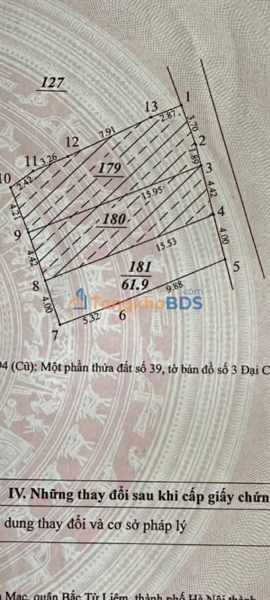 Đất nền Thượng Cát Hà Nội 62m² giá thỏa thuận - Ô tô vào thẳng