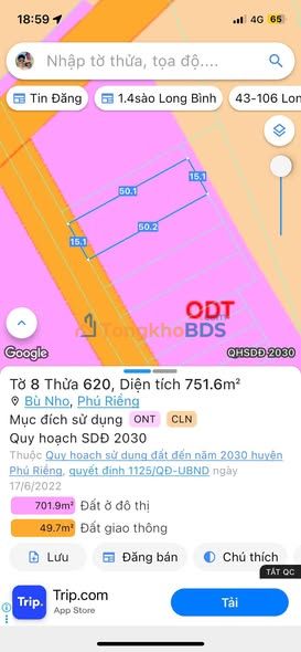 Đất Nền Phú Riềng 750m² Mặt Tiền Đường Nhựa - Sẵn Sàng Đầu Tư
