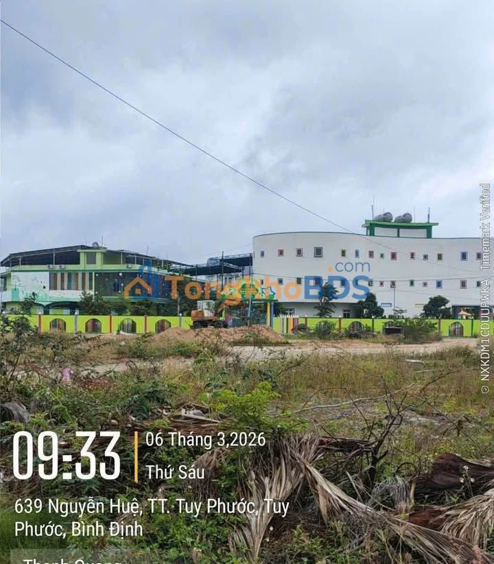 Đất Thị Trấn Tuy Phước 88.58m² Hướng Bắc Giá 8.8 Tỷ - Đầu Tư Sinh Lời