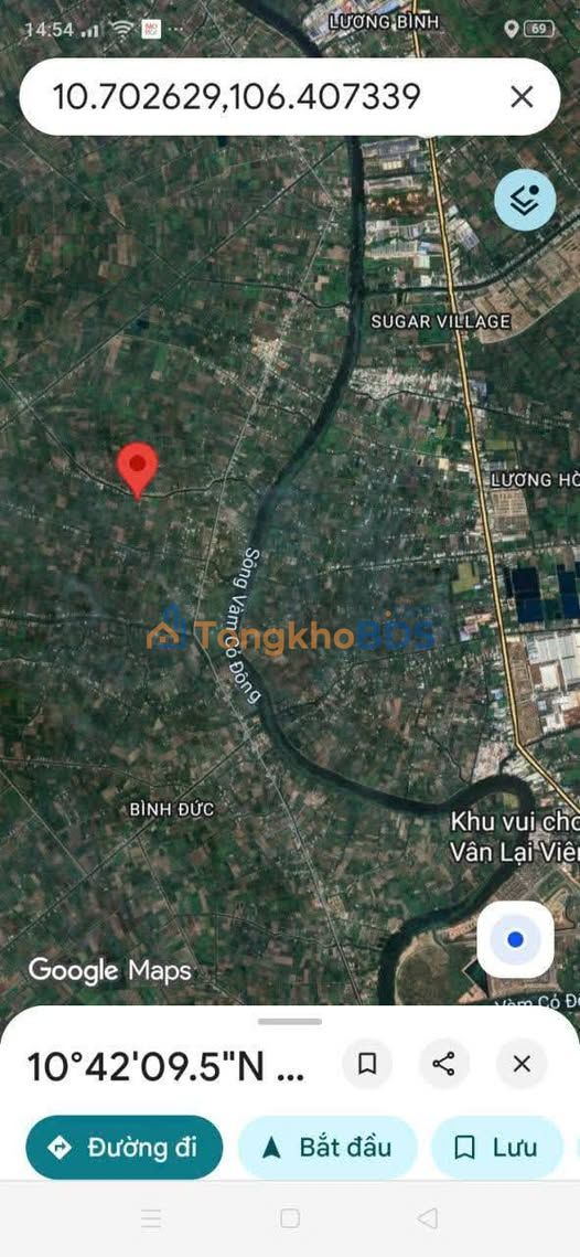 Đất Vườn Mặt Tiền Đường Ô Tô 1092m² - Thạnh Hòa, Bến Lức, Long An - 3.7 Tỷ