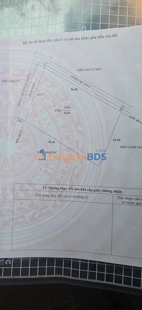 Đất TMDV Kim Lương - Hải Dương 50.000m² - Sẵn Sàng Đầu Tư Lớn