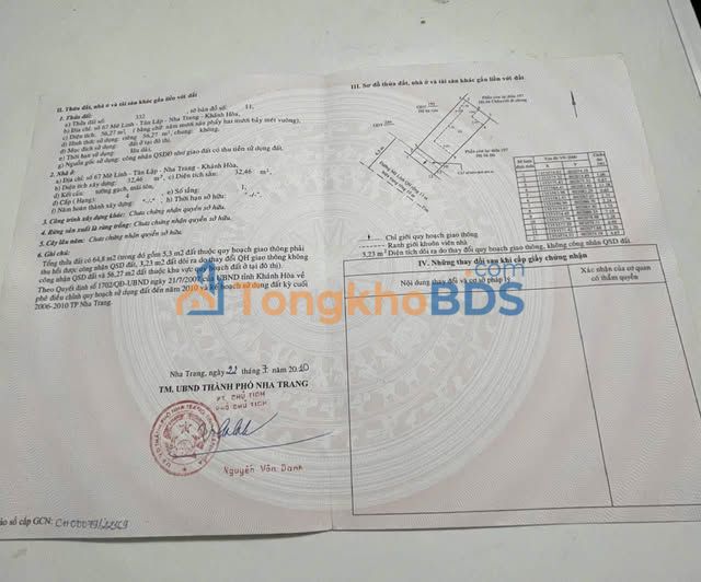 Đất Mặt Tiền Mê Linh Nha Trang 64.8m² - Sổ Hồng Chính Chủ - 12 Tỷ