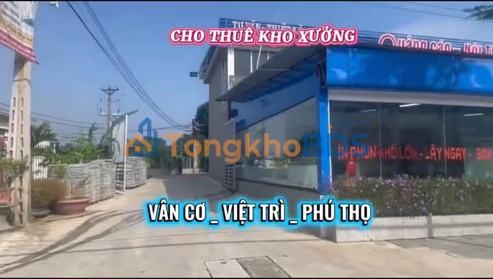 Cho thuê Xưởng 3000m² Việt Trì - Container Thoải Mái
