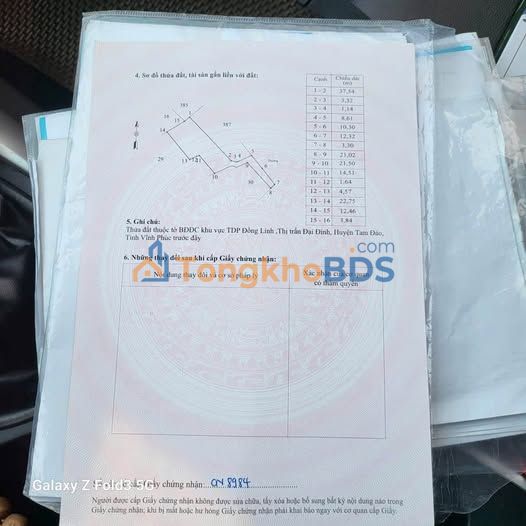 Đất Vĩnh Phúc 706m² full thổ cư - Gần Tây Thiên, Vị trí đắc địa