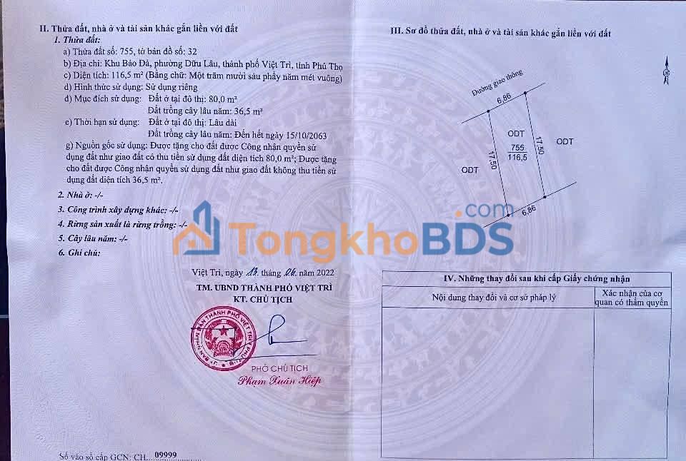 Đất Dữu Lâu, Việt Trì 105m² - Ngõ ô tô, Sổ đỏ thổ cư, Giá chỉ 2.x tỷ