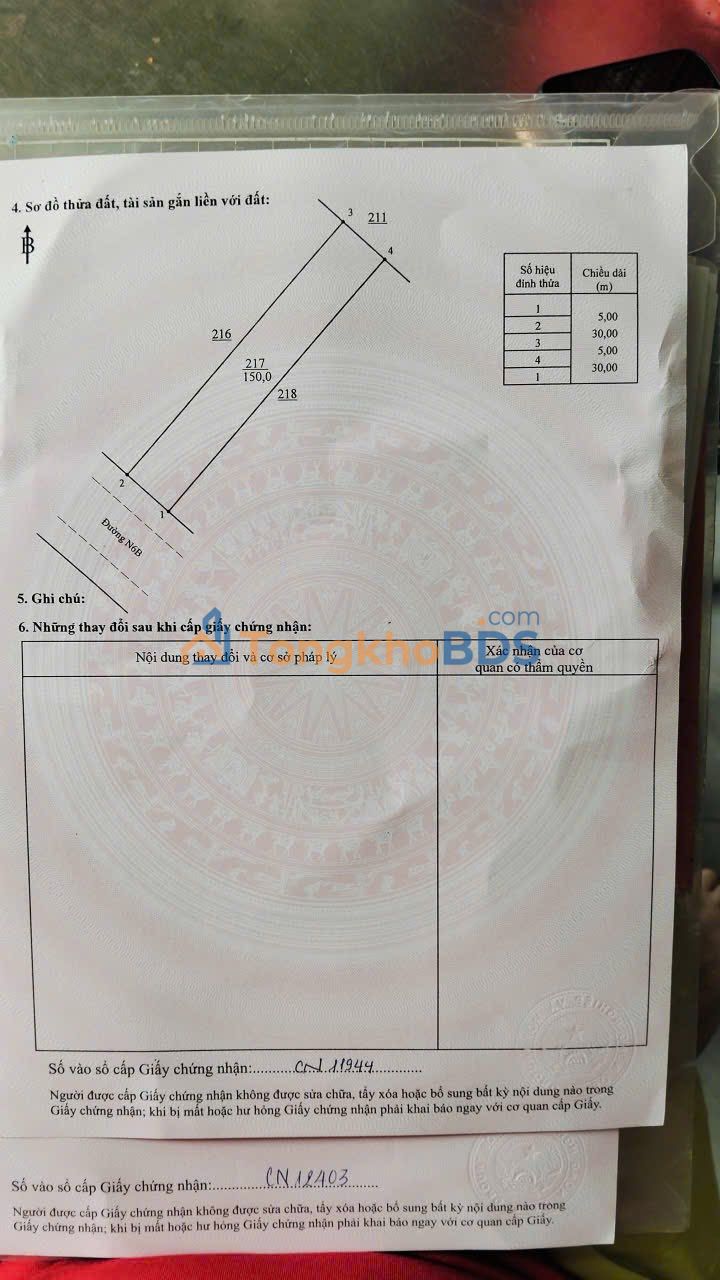 Bán Đất Chơn Thành 150m² - 1 Tỷ, Đường Nhựa Vỉa Hè