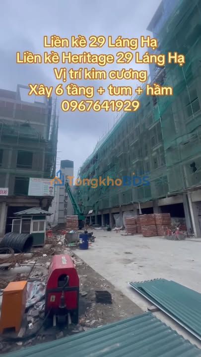 Liền kề Heritage 29 Láng Hạ, Ba Đình - Nhà phố 90m², 6X tỷ