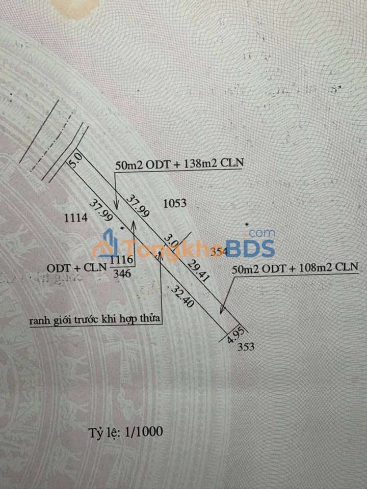 Bán Đất TC 350m² MT 5m Đường Y Jut, Cư Jút - 750 Triệu