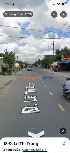 Đất mặt tiền Lê Thị Trung Thuận An 1.819m² 3 tỷ - Đường to ô tô