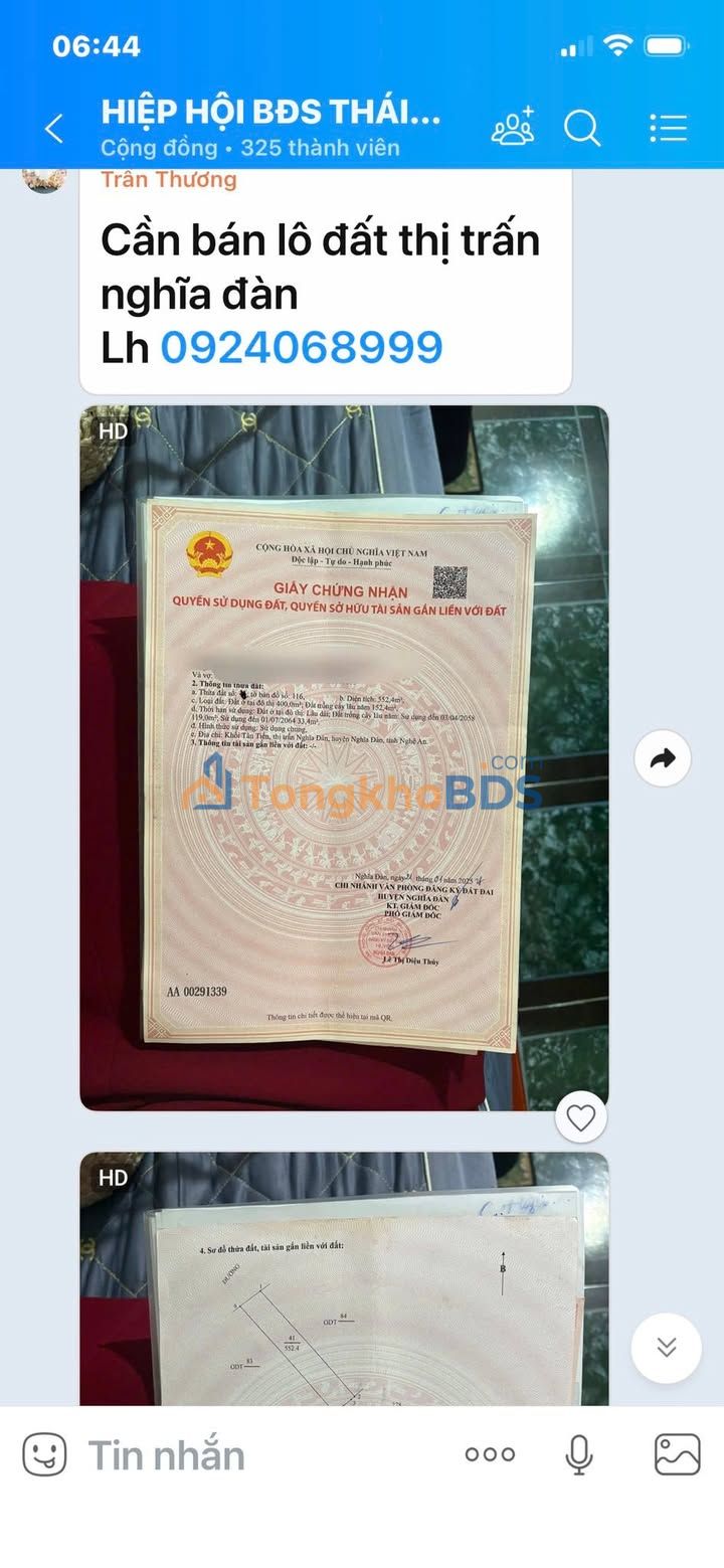 Đất nền Nghĩa Hưng Nghĩa Đàn 182m² 700 triệu - Tiềm năng tăng giá