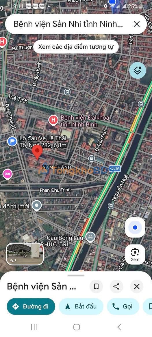 Đất nền đấu giá Nam Thành, Ninh Bình - 95m², mặt tiền 5m