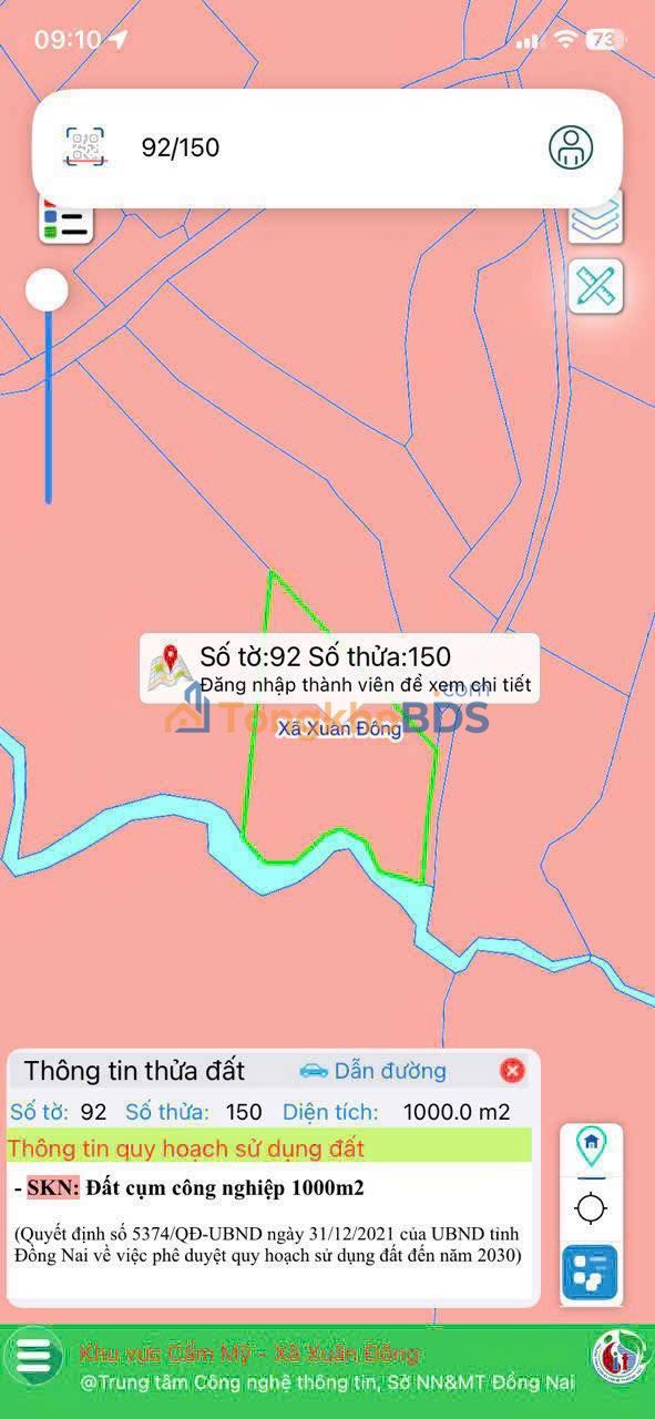 Đất Xuân Tâm Đồng Nai 1000m² 700 triệu - Sổ đỏ chính chủ