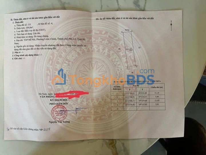 Đất Vàng Trần Hưng Đạo Phủ Lý - Ngã 4 Kinh Doanh, Sát BV Việt Đức