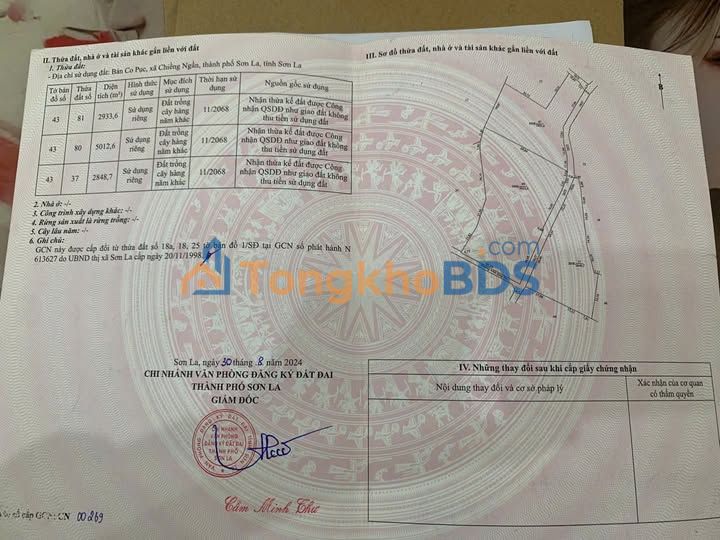 Bán Gấp Đất Nền 500m² Mặt Đường Xã Chiềng Ngần, Sơn La - Sổ Hồng Sẵn Sàng