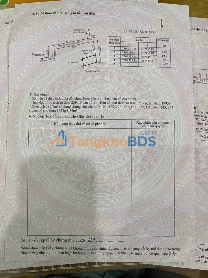 Nhà Nam Sơn An Dương 56m2 giá 2.65 tỷ - Giá tốt hiếm có