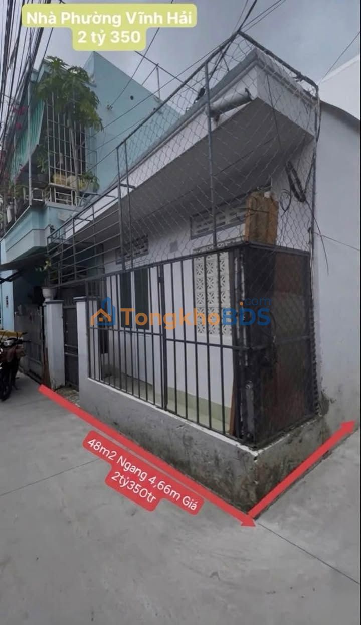 Nhà 48m² Vĩnh Hải - 2.35 Tỷ - Ô Tô Vào Tận Nhà, Gần Chợ