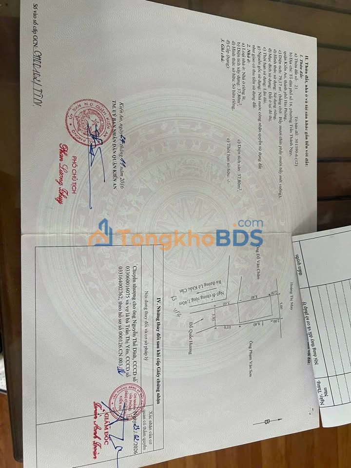 Nhà 79m² Trần Thành Ngọ, Kiến An - Giá 1.85 Tỷ, Sẵn Sàng Ở Ngay!