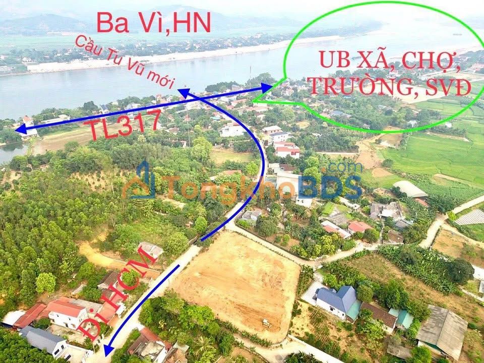 Đất TL317B Ba Vì 138m² giá 1 tỷ – Đón đầu giao thương sầm uất