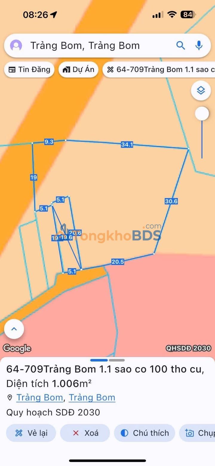 Đất Trảng Bom 1.100m² 1.2 tỷ - Sổ đỏ chính chủ